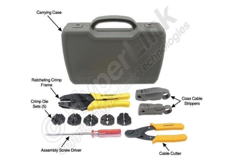 Go Wireless Coax Cable Crimp And Strip Tool Kit