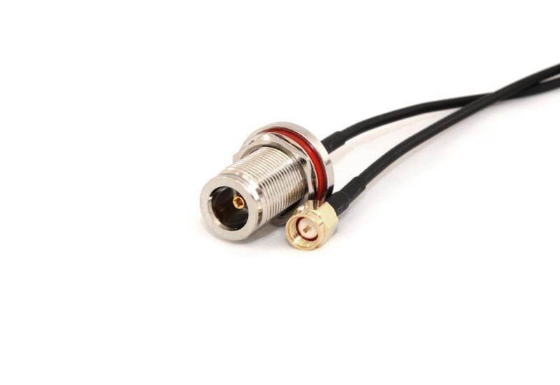 Go Wireless N-Female Bulkhead To Sma Male 30CM 50 Ohm Coax Pigtail