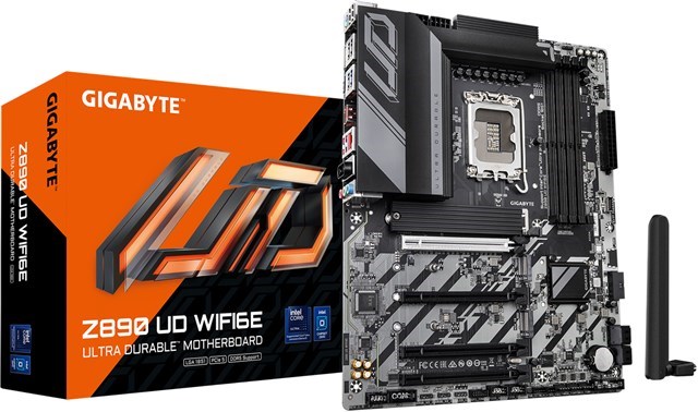 Gigabyte Z890 Ud Wifi6e Atx Motherboard For Intel Lga1851 - Z890 Chipset - PCIe 5.0 4X DDR5 3X M.2 2X Internal Usb2.0 Header 1X Internal Usb3.2 Header 1X Internal Type C Header 2X Internal TB Connect