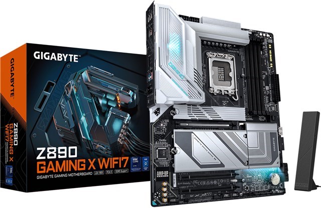Gigabyte Z890 Gaming X Wifi7 Atx Motherboard For Intel Lga1851 - Z890 Chipset - PCIe 5.0 4X M.2 4X DDR5 2X Internal Usb2.0 Header 1X Internal Usb3.2 Header 1X Internal Type C Header 2X Internal TB Con