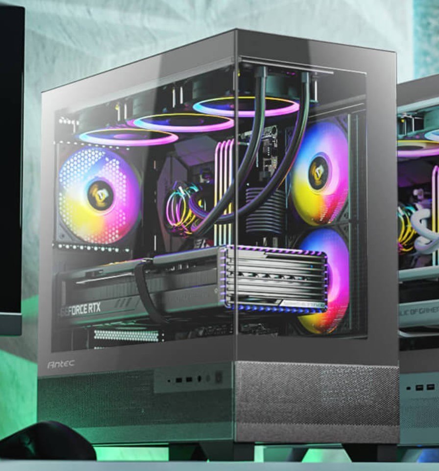 Antec CX500M Argb Seamless Matx, Itx, Usb-C, Up To 6 Fans. 3 X Argb Included (2X Front Right, 1 X Rear). Gaming Case