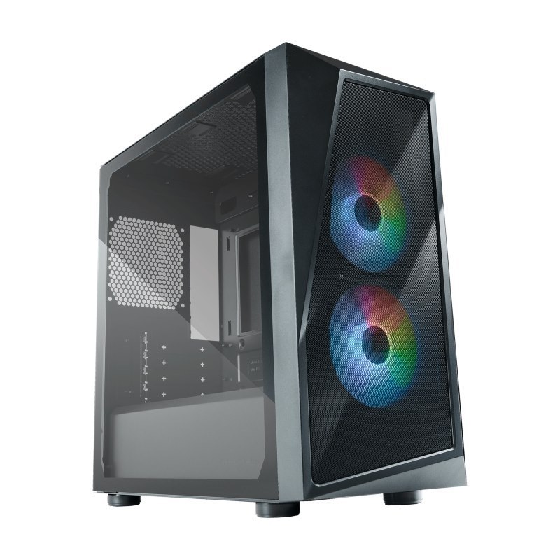 Cooler Master CMP320 Argb, 2X1200 Fans, Mesh Geode Front, Versatile Cooling, Full Back Coa