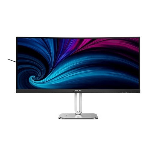 Philips 34" (21:9) Curve WQHD, Hdmi, DP, Usb-C, RJ45, SPKR, H/Adj, 4YR