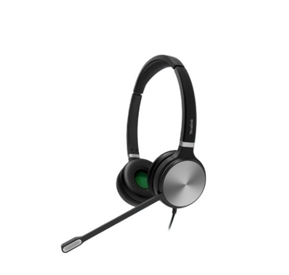Yealink YHS36 E2 Dual, Wideband Headset For Ip Phone, Monaural Ear, RJ9 Headset Jack, Noise-Canceling Microphone, Hearing Protection, Leather Ear C.