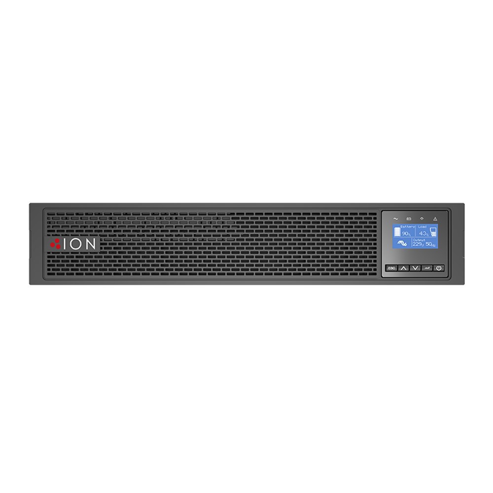 Ion | F18-Iot-3Kw-Rt | F18 Iot 3000Va/3000W Unity PF (15A) Online Ups 2U Rack/Tower, 8 X C13