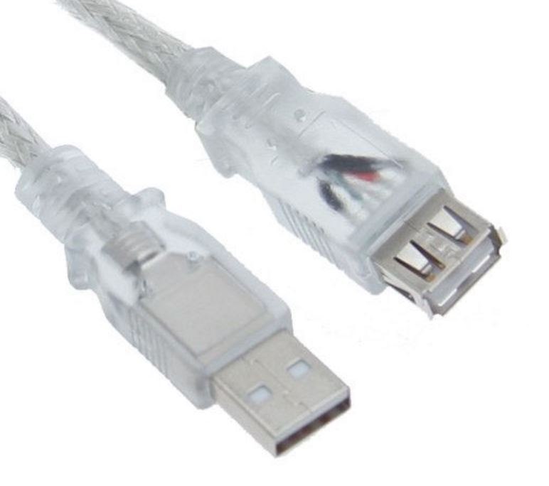 Astrotek Usb 2.0 Extension Cable 3M - Type A Male To Type A Female Transparent Colour RoHS