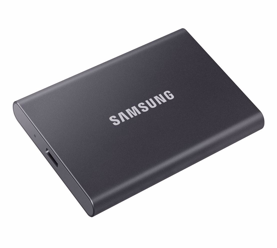 Samsung T7 2TB Portable Usb-C SSD, Up To 1050MBs R/W, Grey, Usb-C, 3YR WTY