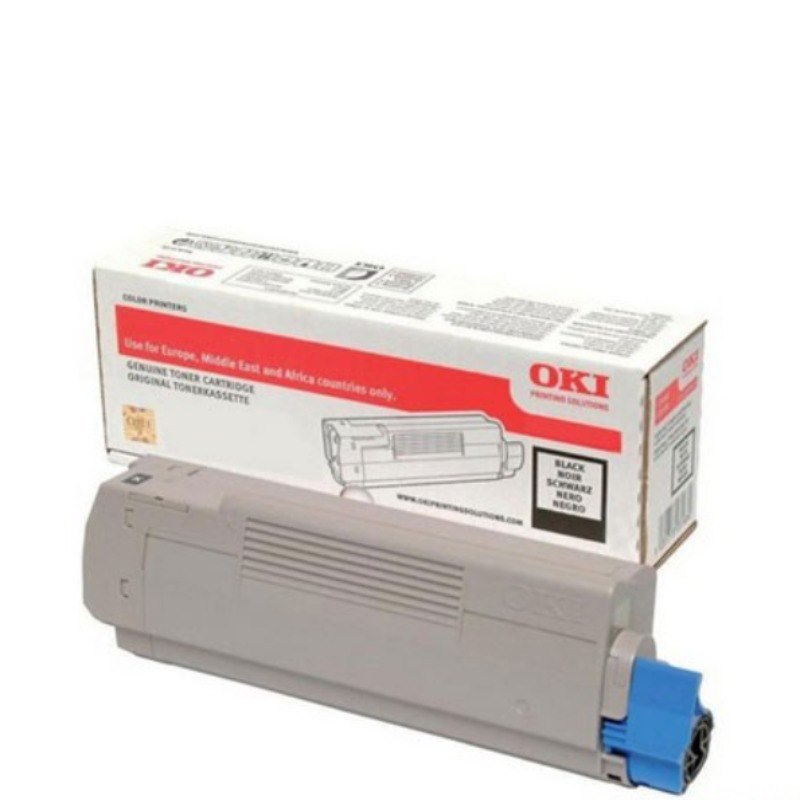 Oki 46861312 Toner Cartridge For C834 Black; 10,000 Pages (Iso)