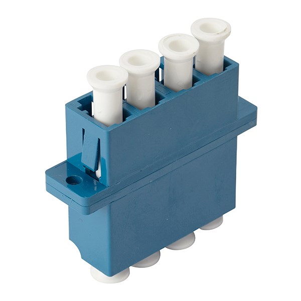 4Cabling LC-LC Os1 Quad Coupler Singlemode Ceramic