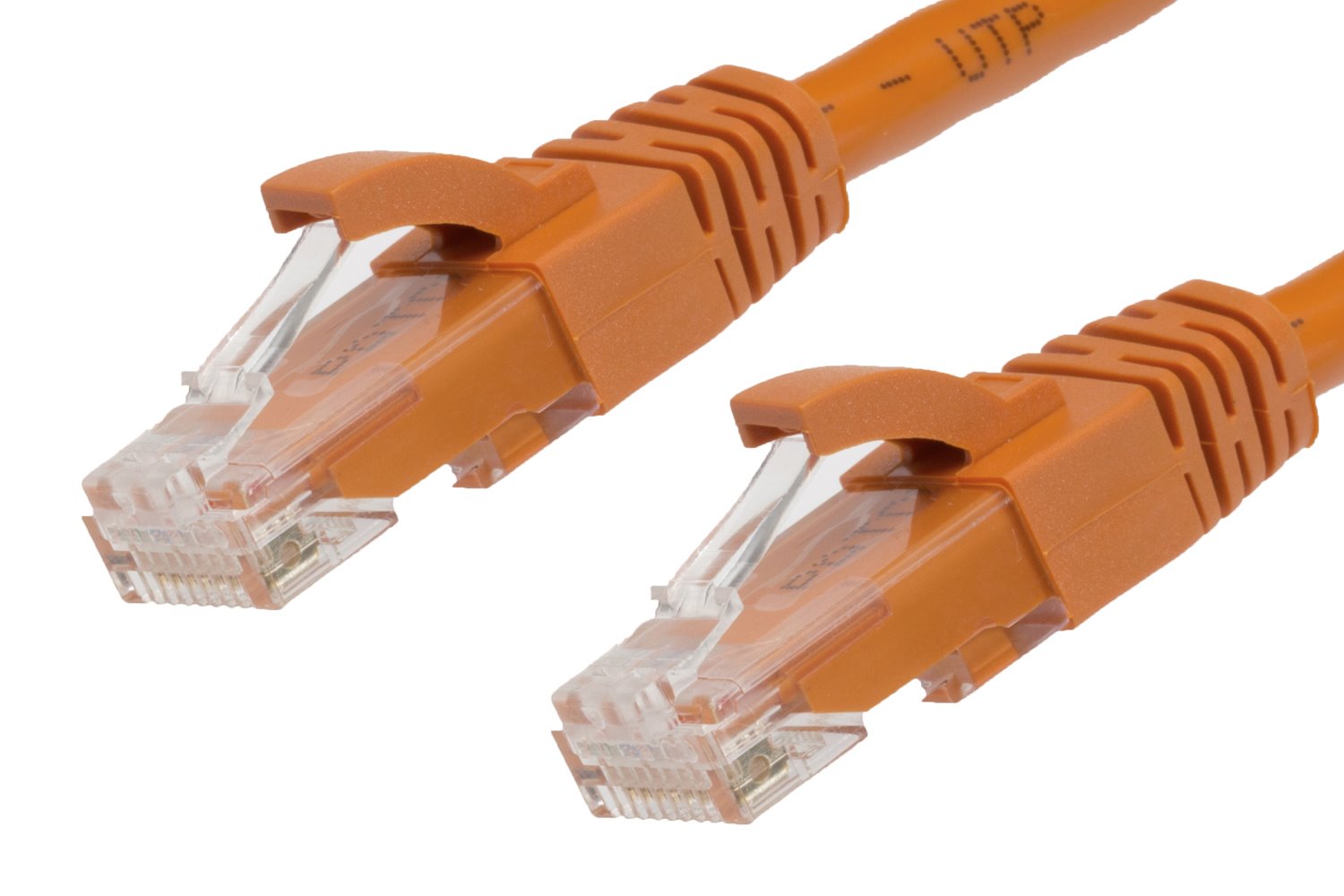 4Cabling 0.25M Cat 5E Ethernet Network Cable. Orange