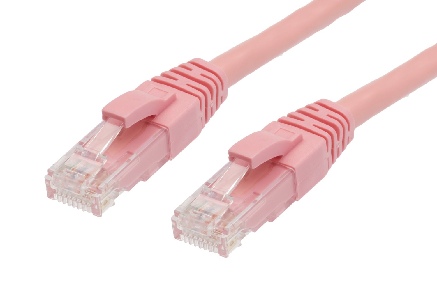 4Cabling 2.5M RJ45 Cat6 Ethernet Cable. Pink