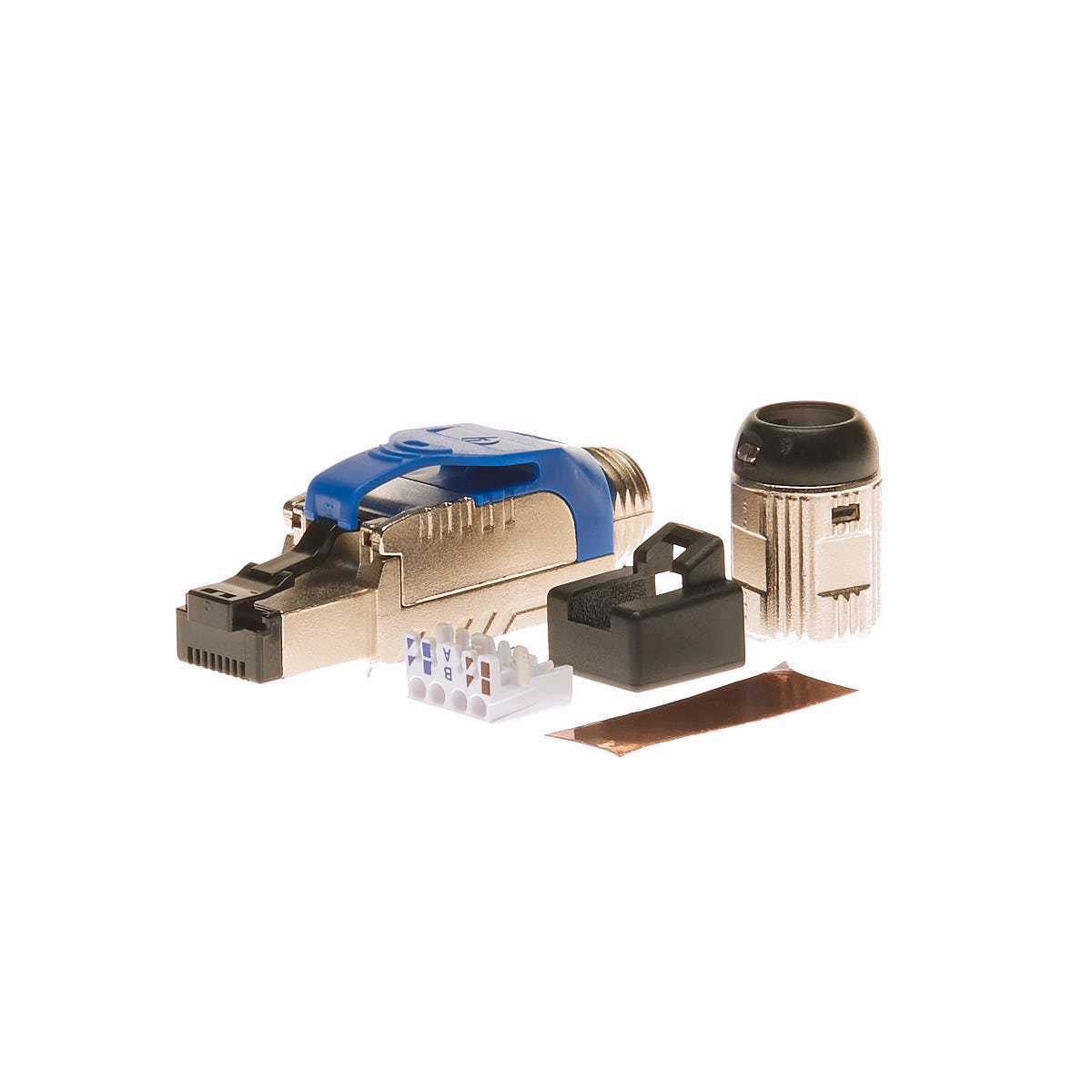 4Cabling Cat6a Shielded Field Termination Toolless Plug