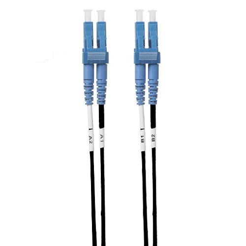 4Cabling 0.5M LC-LC Os1 / Os2 Singlemode Fibre Optic Cable: Black