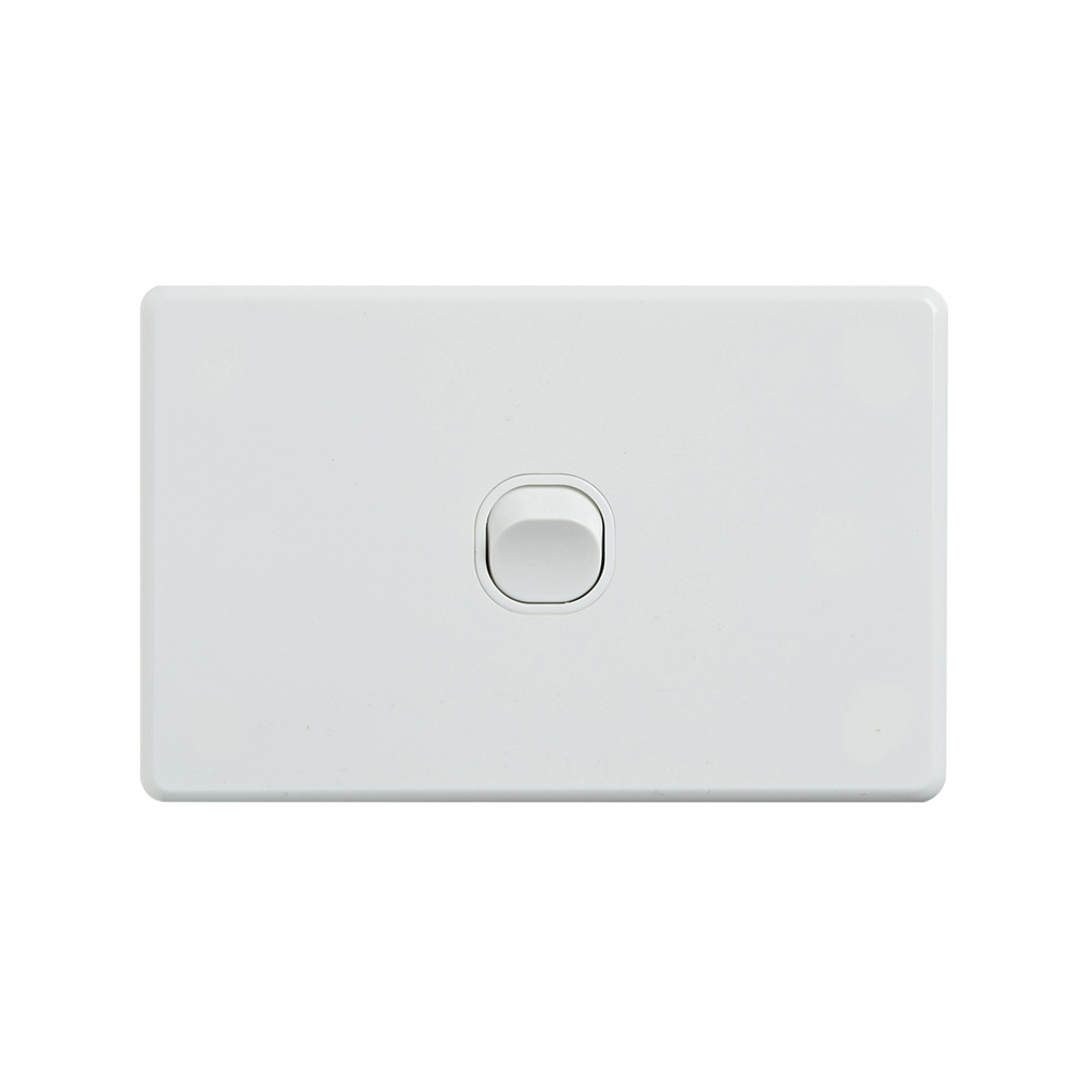 4Cabling 4C | Classic 1 Gang Switch 250V 16Ax - Horizontal