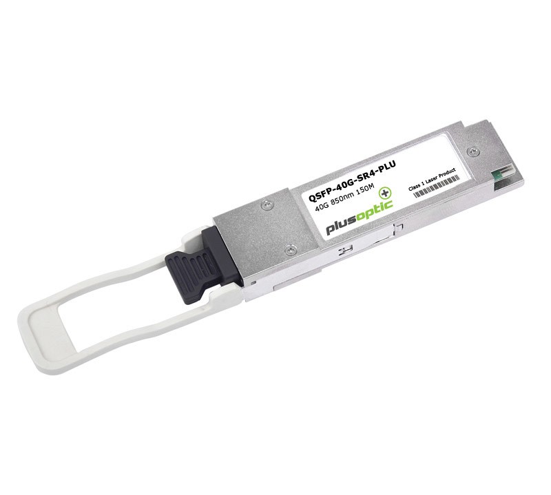 PlusOptic Juniper Compatible (JNP-QSFP-40G-SRX, Qsfpp-4X10ge-Sr), 40G, QSFP+, 850NM, 150M Transceiver, Mtp/Mpo Connector For MMF With Dom | PlusOptic Qsfp-40G-Sr4-Jun