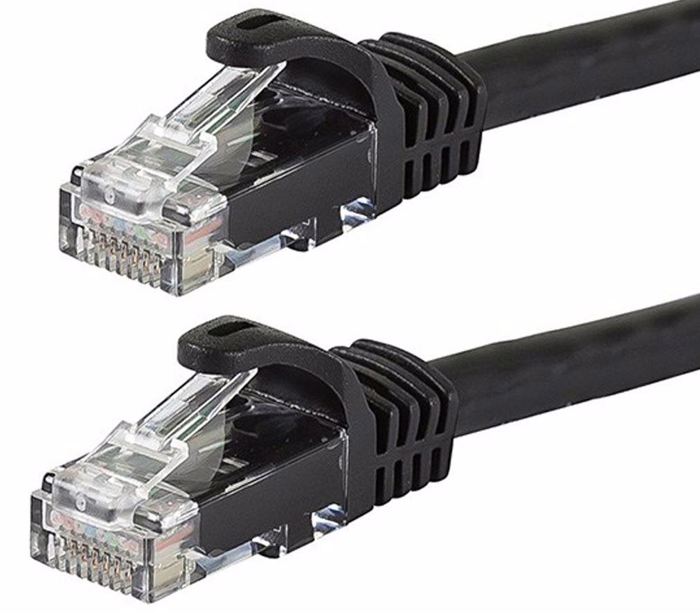 Astrotek Cat6 Cable 0.25M/25CM - Black Color Premium RJ45 Ethernet Network Lan Utp Patch Cord 26Awg Cu Jacket