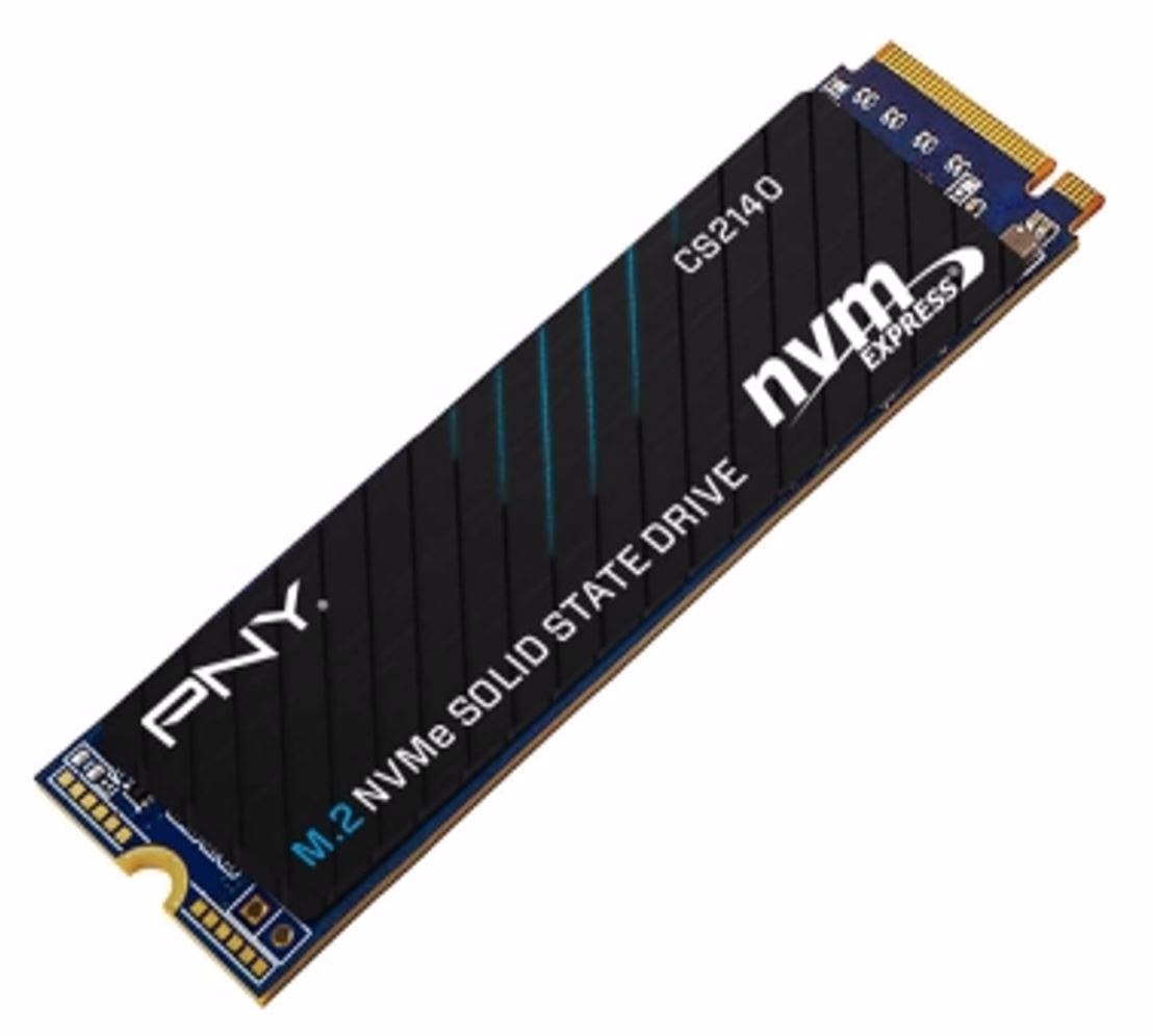 PNY CS2140 1TB NVMe SSD Gen4x4 M.2 3600MB/s 3200MB/s R/W 400TBW 445K/550K Iops 1.5M HRS MTBF TCG Opal Encryption 5YRS WTY