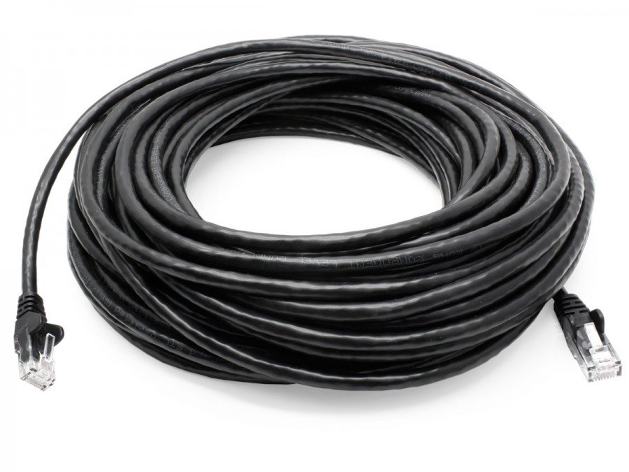 8Ware Cat6a Utp Ethernet Cable 50M Snagless Black