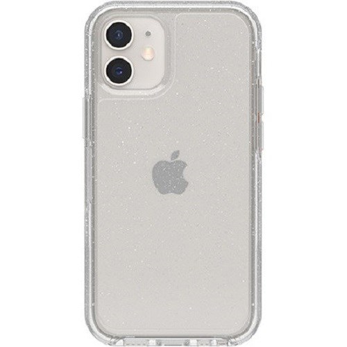 OtterBox Apple iPhone 12 Mini Symmetry Series Clear Case - Stardust Glitter (77-65374), Durable Protection, Raised Edges Protect Screen And Camera