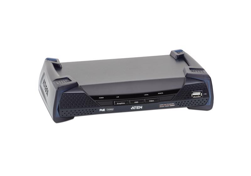Aten 4K Hdmi Single Display KVM Over Ip Receiver With Power Over Ethernet, Power Adapter Not Included