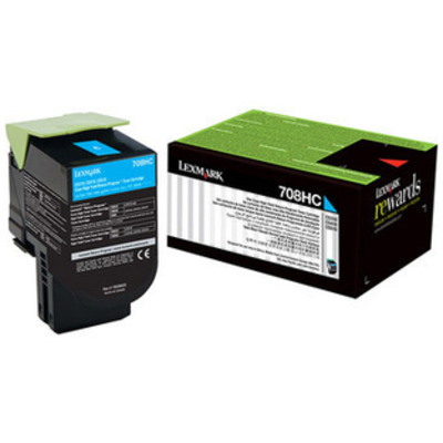 Lexmark Original High Yield Laser Toner Cartridge - Cyan Pack