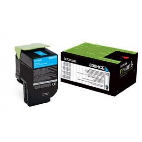 Lexmark Original High Yield Laser Toner Cartridge - Cyan Pack