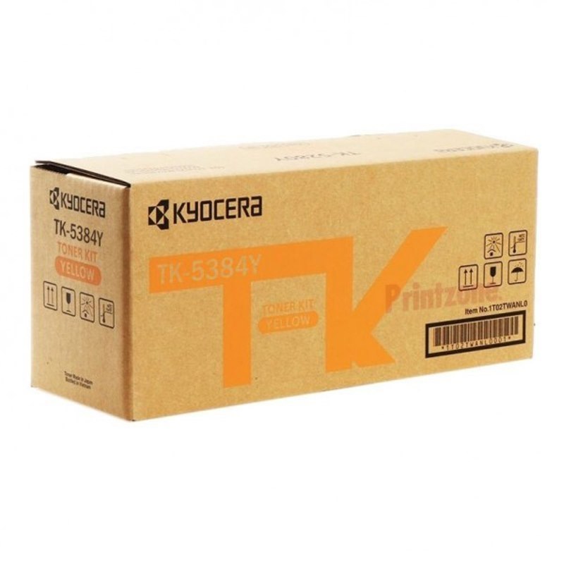 Kyocera TK-5384Y Yellow Toner For Ecosys MA4000cifx PA4000cx 10K Page Yield