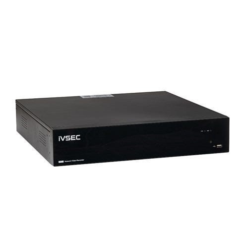 Ivsec NR6324XB NVR 32Channels 16 Epoe Ports2 Gigabit 4 Bay Bays H265 4K Hdmi