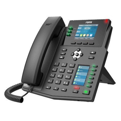 Fanvil X4u Enterprise Ip Phone - 2.8' Colour Screen, 4 Lines, 30 X DSS Buttons, *SBC Ready, Dual Gigabit Nic