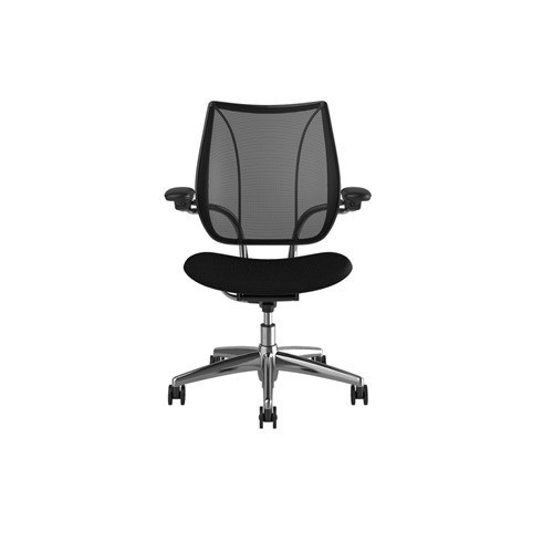 Humanscale HMS Acc Chair-Liberty-Adjarms-Blk-Alu