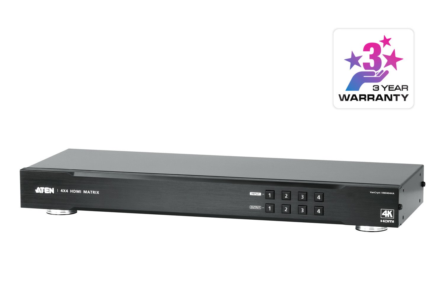 Aten (Vm0404ha-At-U) 4X4 4K Hdmi Matrix