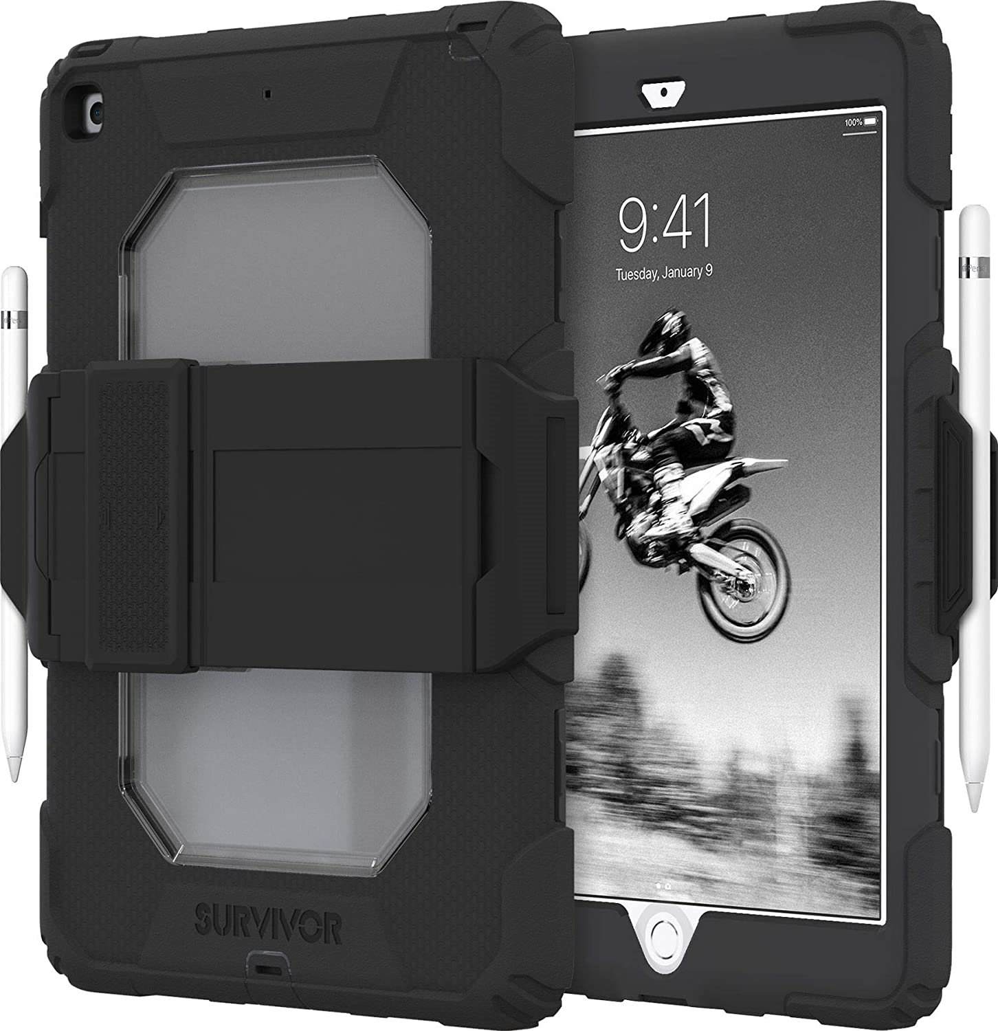 GIPD-016-BLK Griffin Survivor All-Terrain for iPad (10.2) - Black