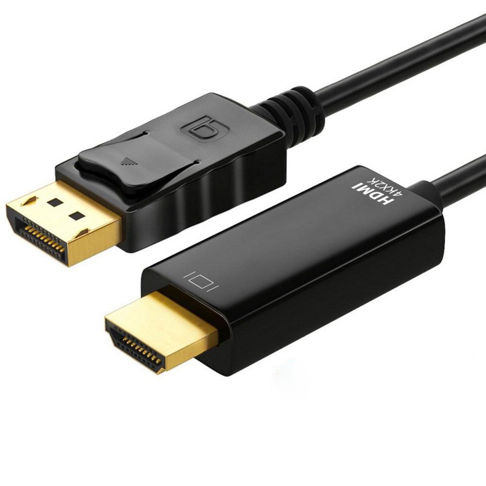 Astrotek DisplayPort DP Male To Hdmi Male Cable 4K Resolution For Laptop PC To Monitor Projector HDTV Video Cable 2M