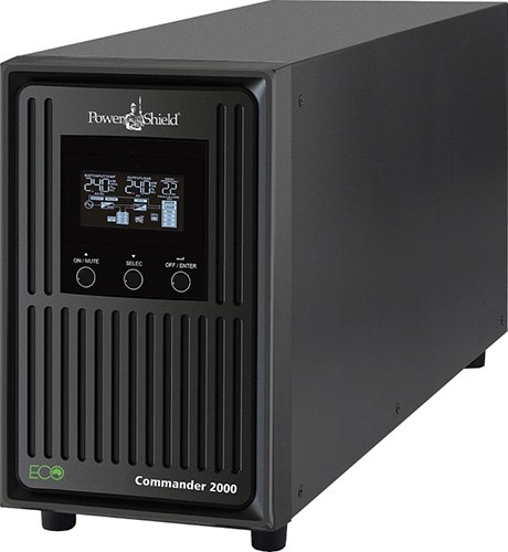 PowerShield Commander 1100Va / 990W Line Interactive Pure Sine Wave Tower Ups With Avr. Telephone / Modem / Lan Surge Protection, Australian Outlets