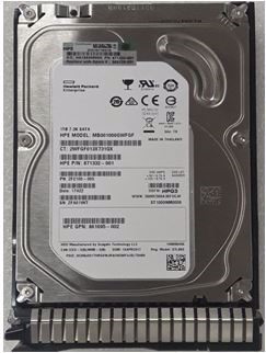 HPE 1 TB Hard Drive - 3.5" Internal - SATA (SATA/600)