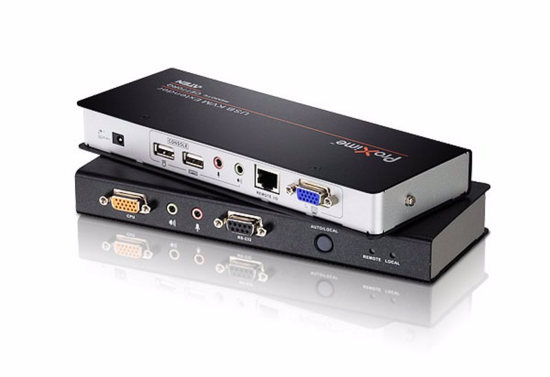 Aten Usb VGA/Audio Cat 5 KVM Extender With Deskew 1280 X 1024 @ 60Hz(300m); 1920 X 1200 @ 60Hz (150 M), RS-232, Audio - [ Old Sku: Ce-770 ]