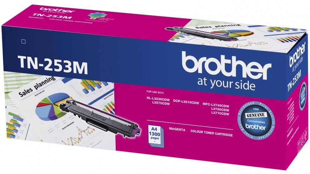 Brother Magenta Toner Cartridge To Suit HL-3230CDW/3270CDW/DCP-L3015CDW/MFC-L3745CDW/L3750CDW/L3770CDW (1,300 Pages)