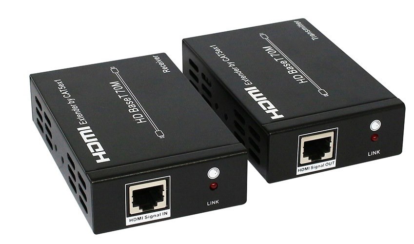 Astrotek Hdmi Extender Over RJ45 Cat5 Cat6 Lan Ethernet Network Converter Splitter For Foxtel Support 40M 4Kx 2K@30hz Or 70M 1080P LS