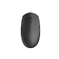 Rapoo N100 Wired Usb Optical 1600Dpi Mouse Black - No Driver Required/ Designed For Notebook Laptop Desktop PC ~ Mod - N1162