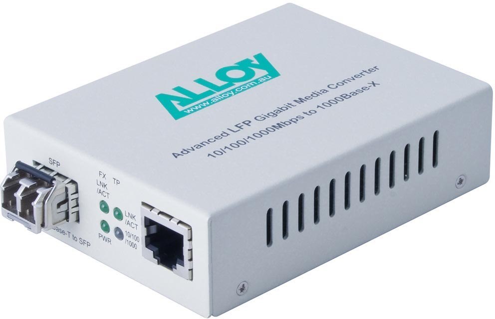 Alloy Gigabit Standalone/Rackmount Media Converter