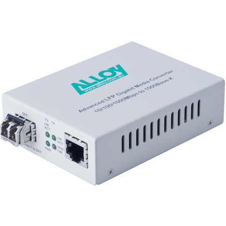Alloy Gigabit Standalone/Rackmount Media Converter