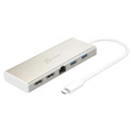J5create JCD381 Usb-C Dual Hdmi 2K/4K Mini Dock (Usb-C To 2 X Hdmi, Gigabit Ethernet RJ-45, 2 X Usb 3.0)
