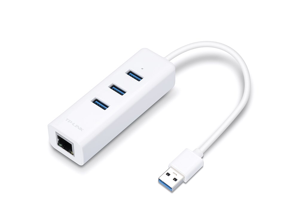 TP-Link | Usb 3.0 3-Port Hub & Gigabit Ethernet Adapter