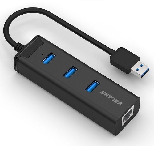 Volans Vol Uhb Usb3.0-Hub-3P-Rj45-Adapter