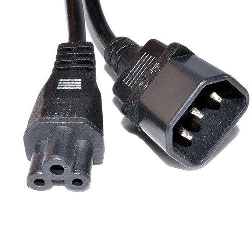 Generic 4Ca Cab Powercord-C14-C5-1M-Black