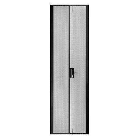 Serveredge 45Ru 600MM Wide Peforated/Mesh Split Rear Door