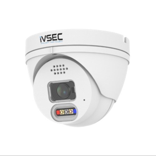 Ivsec Turret Ip Camera 8MP 2.8MM Lens Led Alert 2 Way Audio Full Colourivs