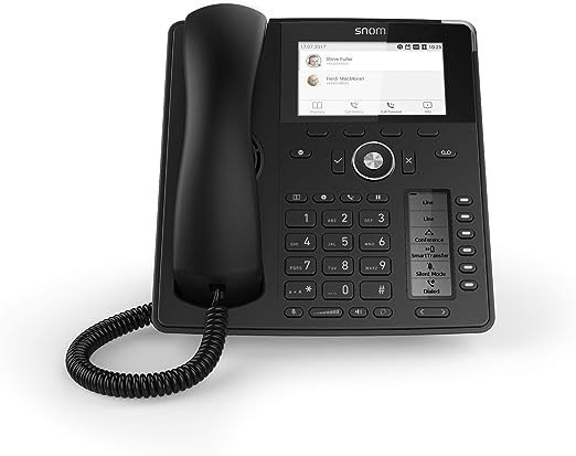 Snom D785 Ip Phone, SmartScreen, 12 Sip Identities, Bluetooth, Usb, 48 Self-Labelling Keys, HD Audio Quality