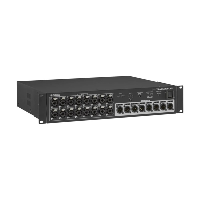 Yamaha Tio1608-D2 16 Analogue Inputs 8 Analogue outputs.Primary&Secondary Dante Interface ports,2RU