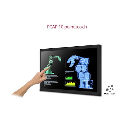 ViewSonic 32' 1080P Open Frame 10-Point Pcap Touch Monitor, 24/7 Operation And Hdmi, DisplayPort And RS232, Kiosk, Factory, Ip54 Front Water P